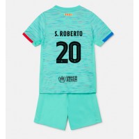 Camisa de time de futebol Barcelona Sergi Roberto #20 Replicas 3º Equipamento Infantil 2023-24 Manga Curta (+ Calças curtas)